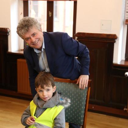 Świąteczna wizyta przedszkolaków w Ratuszu