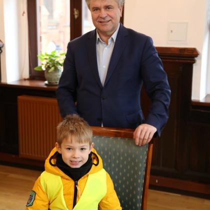 Świąteczna wizyta przedszkolaków w Ratuszu