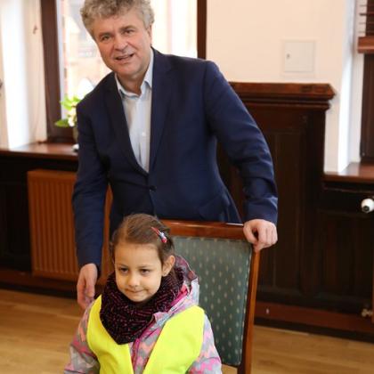 Świąteczna wizyta przedszkolaków w Ratuszu