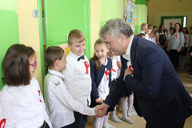 Razem zaśpiewali wszystkie zwrotki Mazurka Dąbrowskiego