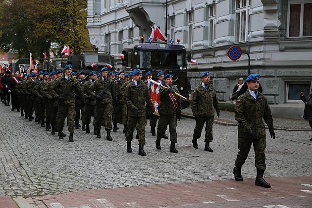 Lęborczanie świętowali 101 rocznicę odzyskania Niepodległości