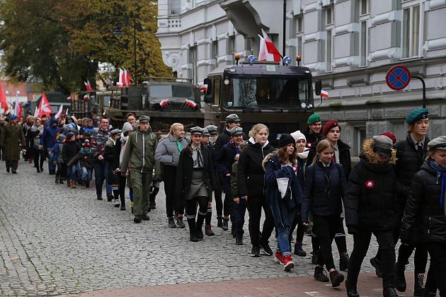 Lęborczanie świętowali 101 rocznicę odzyskania Niepodległości