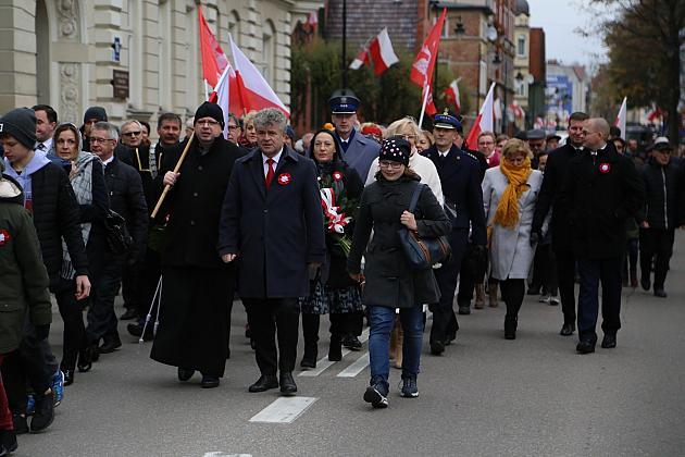 Lęborczanie świętowali 101 rocznicę odzyskania Niepodległości