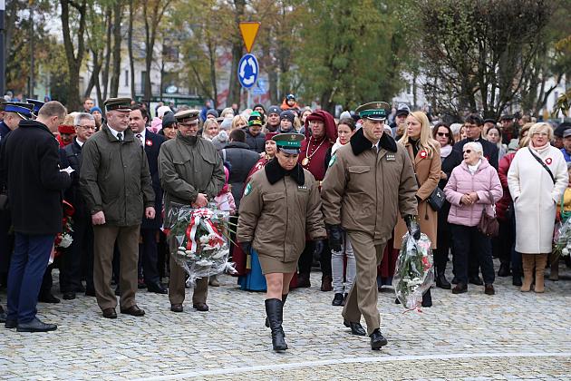 Lęborczanie świętowali 101 rocznicę odzyskania Niepodległości