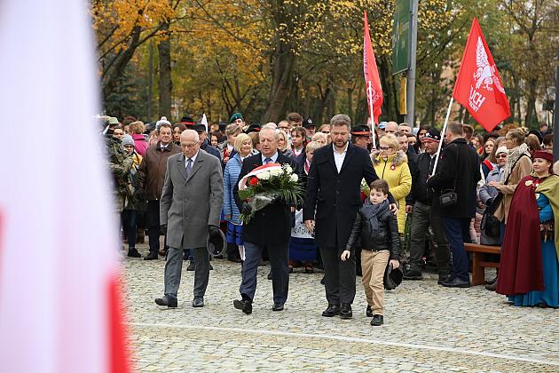 Lęborczanie świętowali 101 rocznicę odzyskania Niepodległości