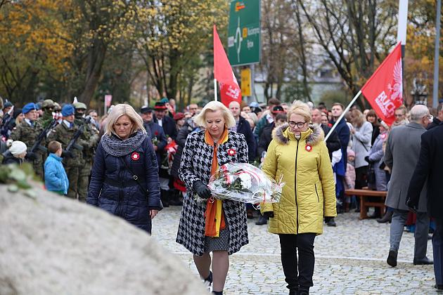 Lęborczanie świętowali 101 rocznicę odzyskania Niepodległości