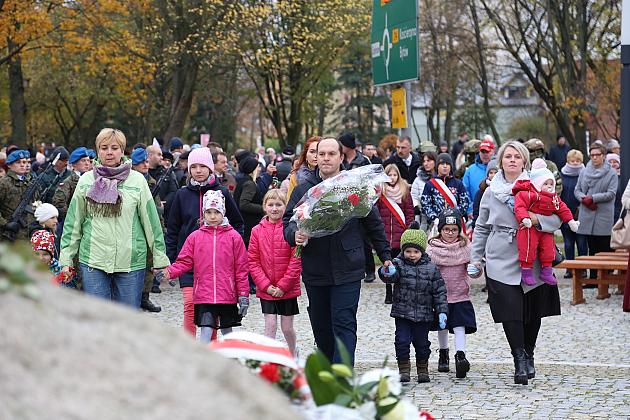 Lęborczanie świętowali 101 rocznicę odzyskania Niepodległości