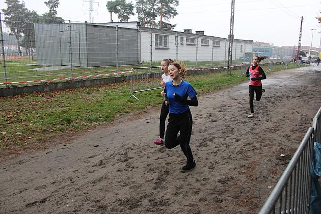 Indywidualne Biegi Przełajowe z okazji Święta Niepodległości w strugach deszczu