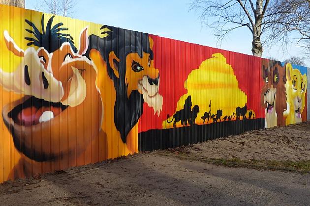 Bajkowe ogrodzenie w Przedszkolu nr 10