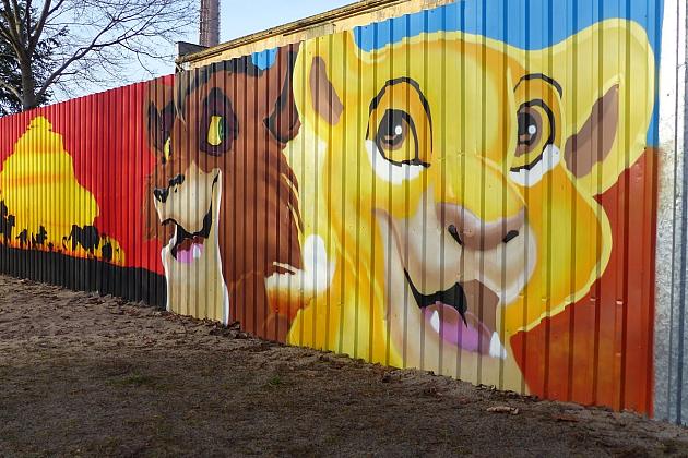 Bajkowe ogrodzenie w Przedszkolu nr 10