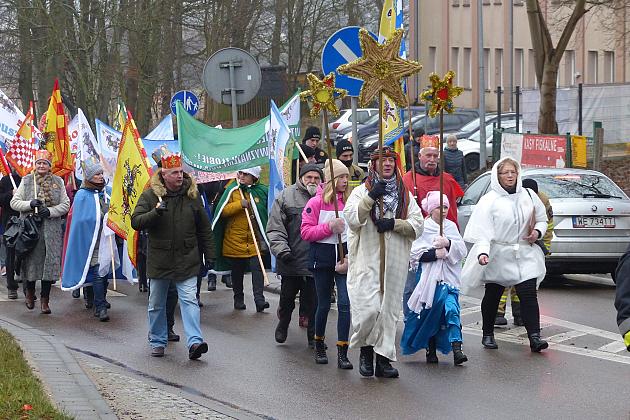Orszak Trzech Króli dotarł do Lęborka