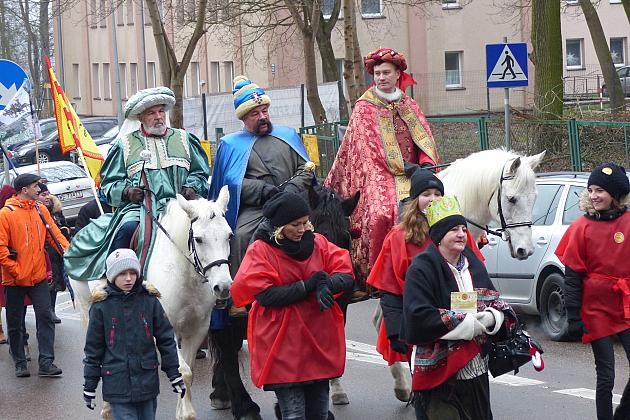 Orszak Trzech Króli dotarł do Lęborka