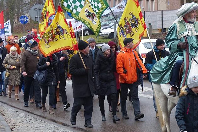 Orszak Trzech Króli dotarł do Lęborka
