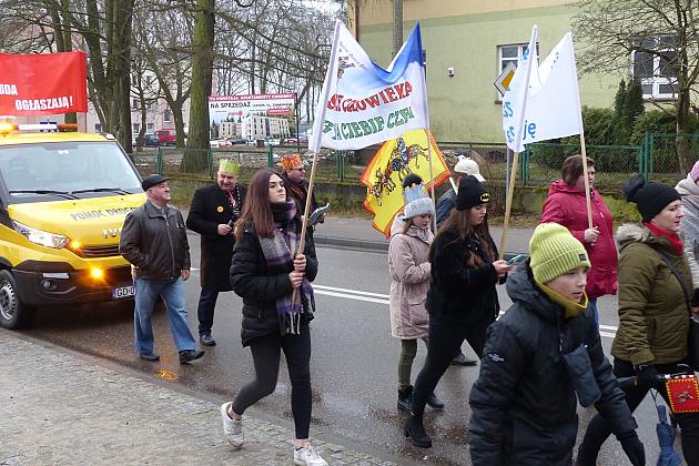 Orszak Trzech Króli dotarł do Lęborka