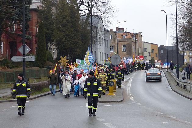 Orszak Trzech Króli dotarł do Lęborka