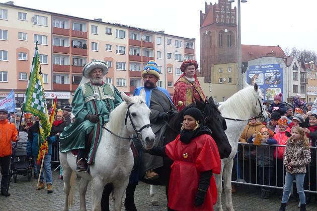 Orszak Trzech Króli dotarł do Lęborka