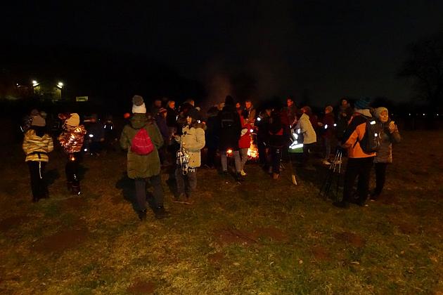 Nocny zimowy rajd po Lęborku