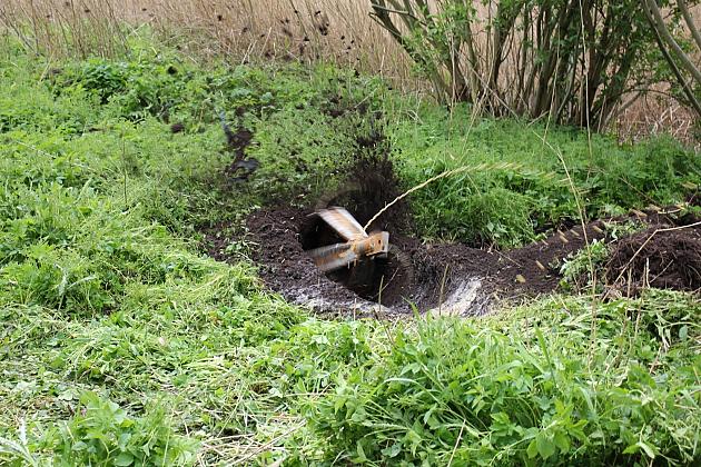 Wodociągowy przewiert sterowany pod rzeką Łebą