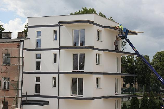 Budowa mieszkań komunalnych przy Placu Piastowskim na ukończeniu
