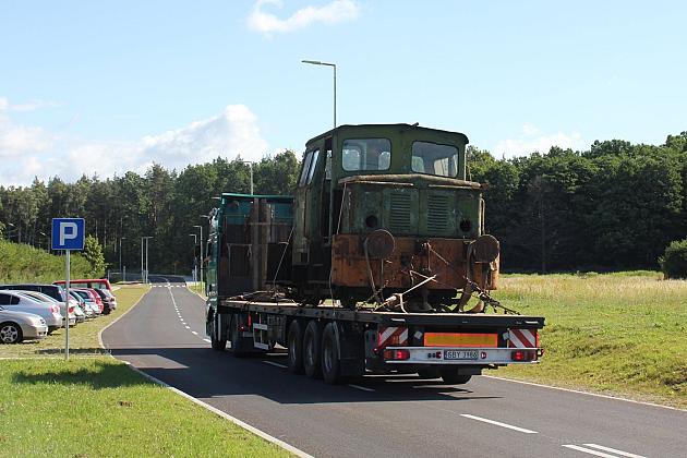 Lokomotywa odzyska blask. Po renowacji stanie przed dworcem kolejowym