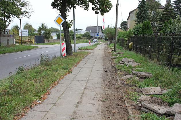 Ciąg pieszo-rowerowy na Kossaka. Ruszyła przebudowa