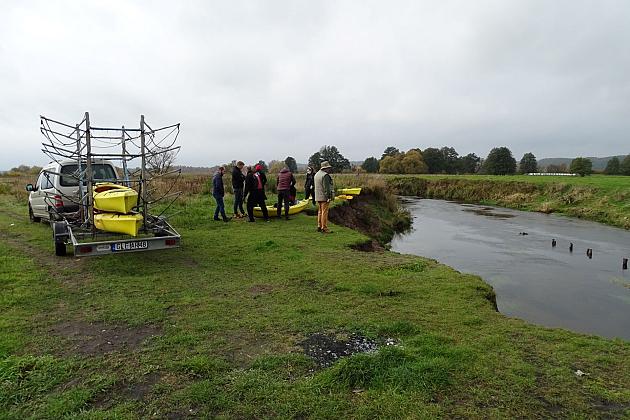 Oczyszczona rzeka Łeba