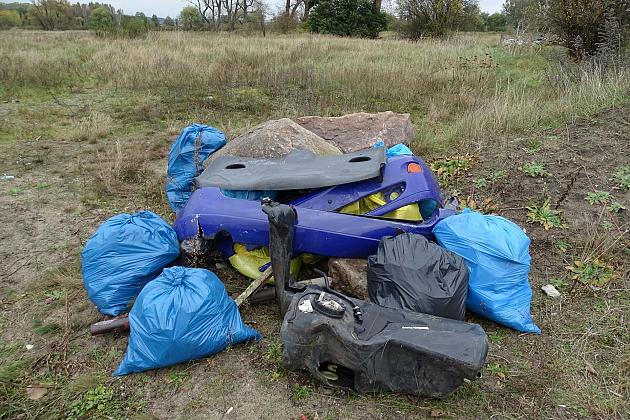 Oczyszczona rzeka Łeba