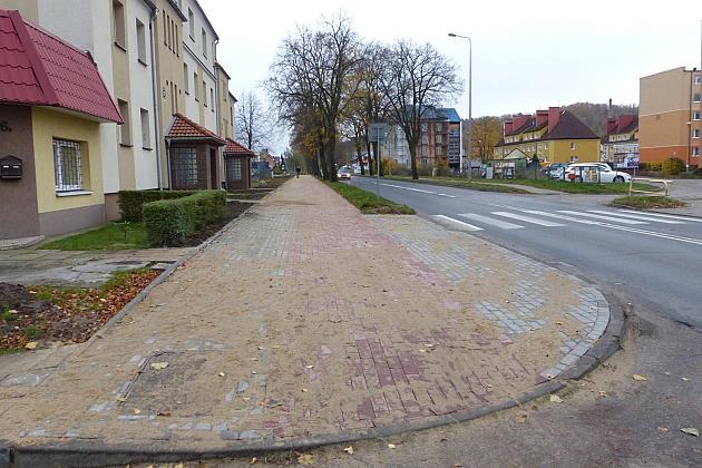 Ciąg pieszo-rowerowy na Krzywoustego wyremontowany