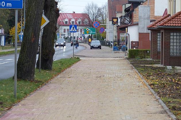 Ciąg pieszo-rowerowy na Krzywoustego wyremontowany