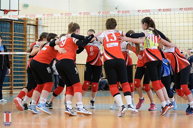 Srebrne siatkarki SPS Lębork z wizytą w ratuszu