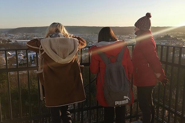 Młodzież zwiedziła Wieżę Ciśnień