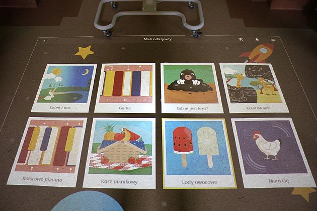 Interaktywne podłogi trafiły do lęborskich szkół