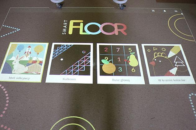 Interaktywne podłogi trafiły do lęborskich szkół