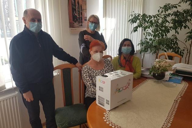 Przekazanie podłogi interaktywnej w Szkole Podstawowej nr 8