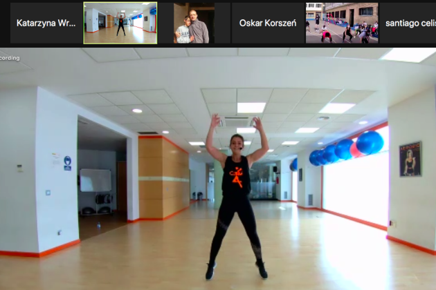 Projekt  Erasmus+  SP nr 1 w Lęborku,  spotkanie online w Hiszpanii