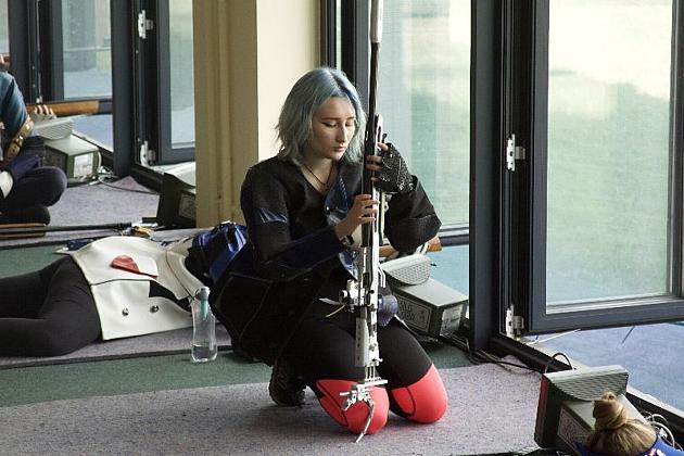 Reprezentująca LOK Lider - Amicus Lębork Maria Baranowski złotą i brązową medalistką Ogólnopolskiej Olimpiady Młodzieży