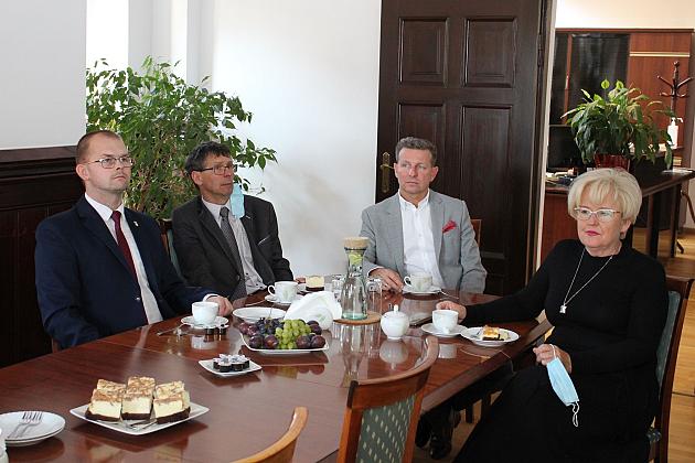 Marszałek Województwa Pomorskiego i Burmistrz Lęborka o współpracy w kolejnych latach