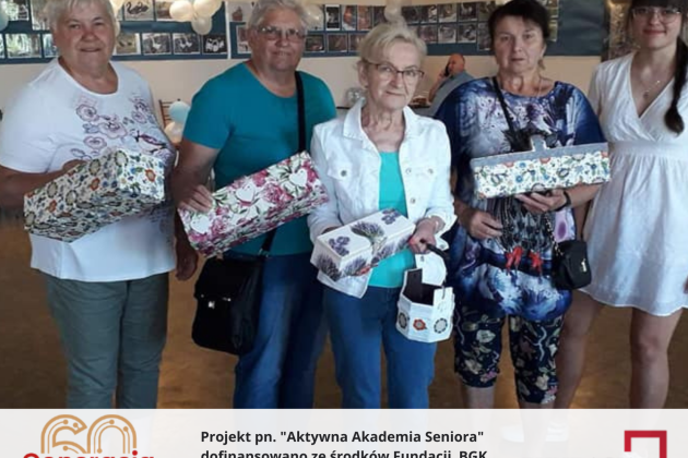 Hufiec ZHP Lębork z Fundacją BGK aktywizuje seniorów z gmin Nowa Wieś Lęborska i Cewice
