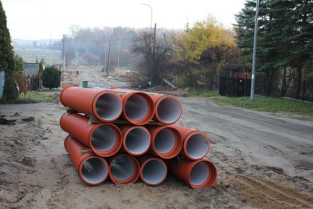 Trwa budowa ulicy Pułaskiego w Lęborku