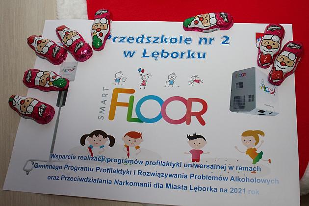 Mikołaj sprezentował przedszkolakom interaktywne podłogi SMART FLOOR