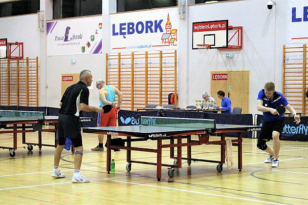 Faworyci nie zawiedli podczas Otwartych Mistrzostw Lęborka w tenisie stołowym