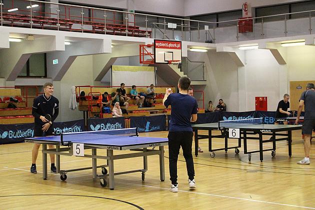 Faworyci nie zawiedli podczas Otwartych Mistrzostw Lęborka w tenisie stołowym