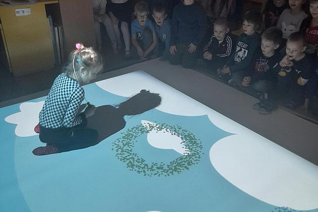 Interaktywna zabawa lęborskich przedszkolaków