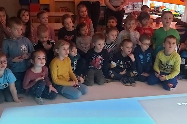 Interaktywna zabawa lęborskich przedszkolaków