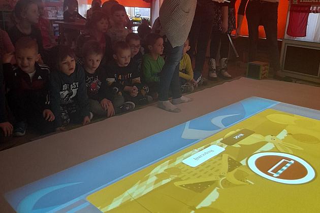 Interaktywna zabawa lęborskich przedszkolaków
