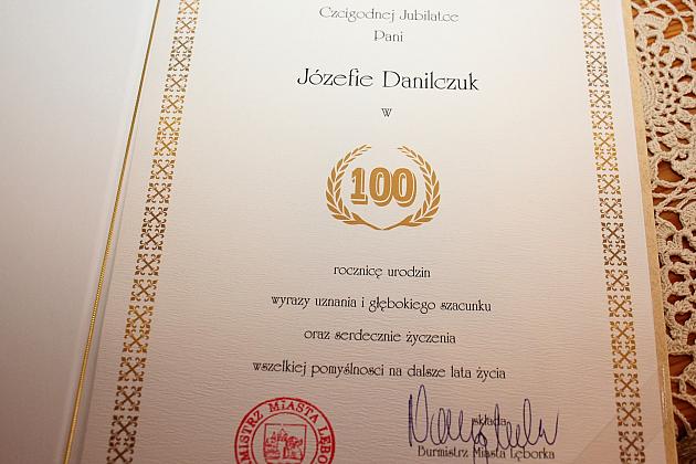 Setne urodziny Józefy Danilczuk
