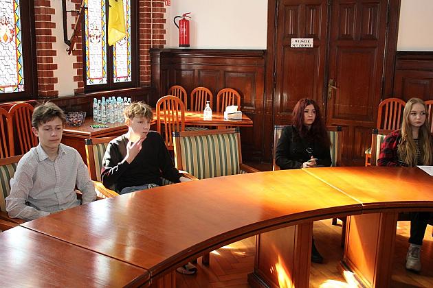 Po sesji Młodzieżowej Rady Miasta Lęborka