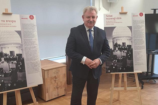 Senat RP wczoraj i dziś na wystawie w Lęborku