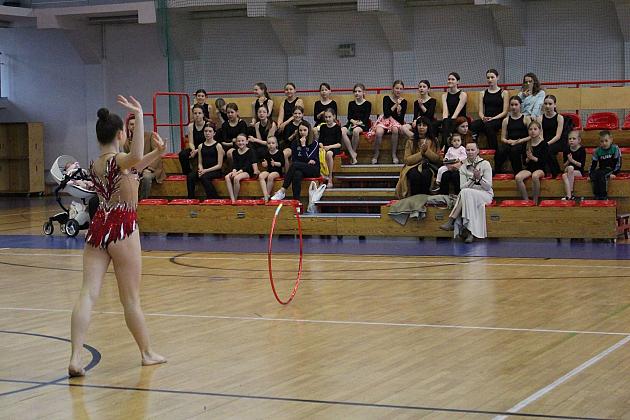 Pokazy gimnastyki artystycznej w Lęborku