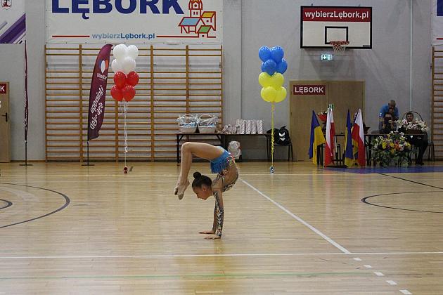 Pokazy gimnastyki artystycznej w Lęborku